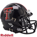 Texas Tech Red Raiders Helmet Riddell Replica Mini Speed Style Black