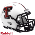 Texas Tech Red Raiders Helmet Riddell Replica Mini Speed Style White