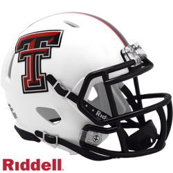 Texas Tech Red Raiders Helmet Riddell Replica Mini Speed Style White