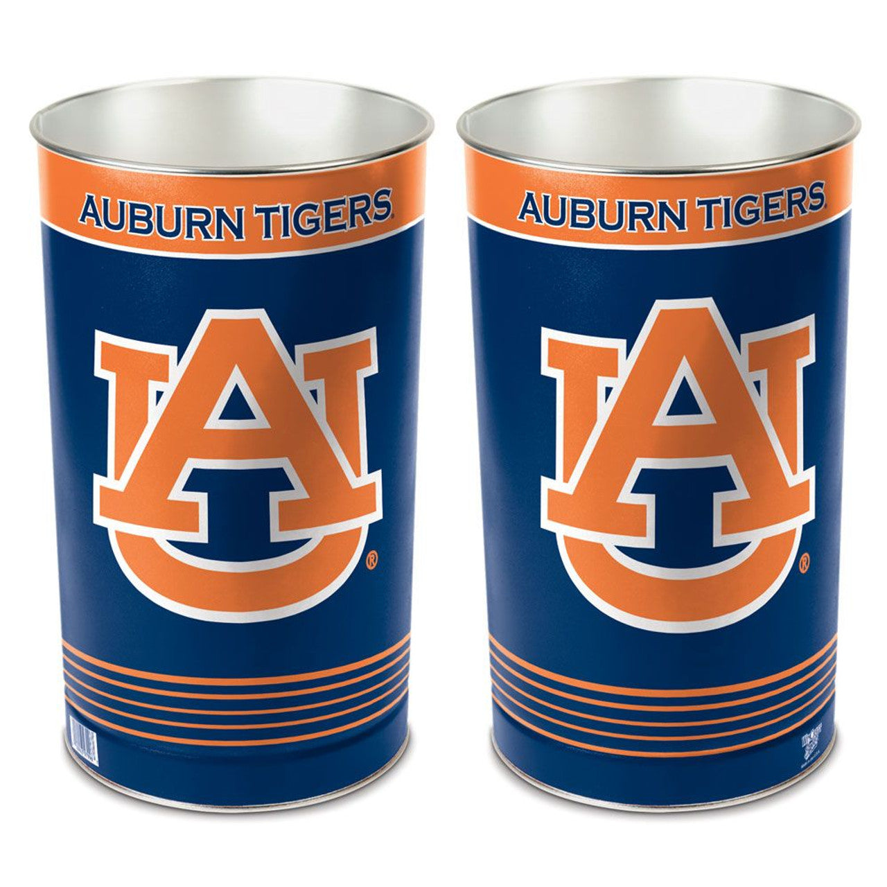 Auburn Tigers Wastebasket 15 Inch - Periodic Restock