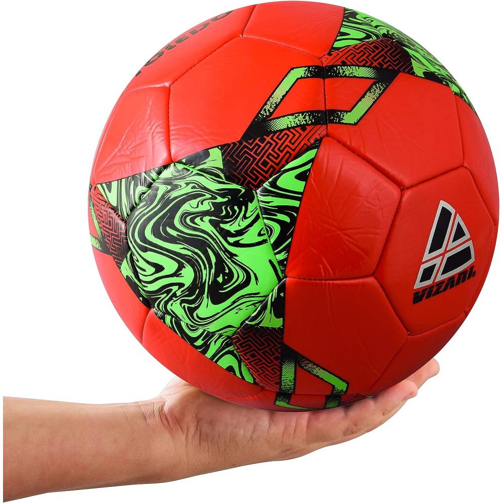 Toledo Soccer Ball-Red/Green - Vizari Sports