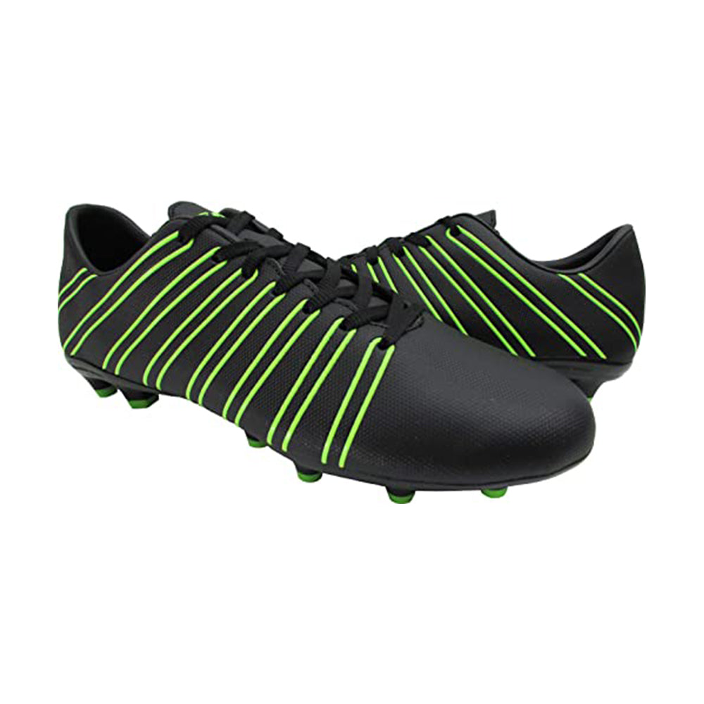 Vizari Madero Adult Firm Ground Soccer Cleats – Black/Green