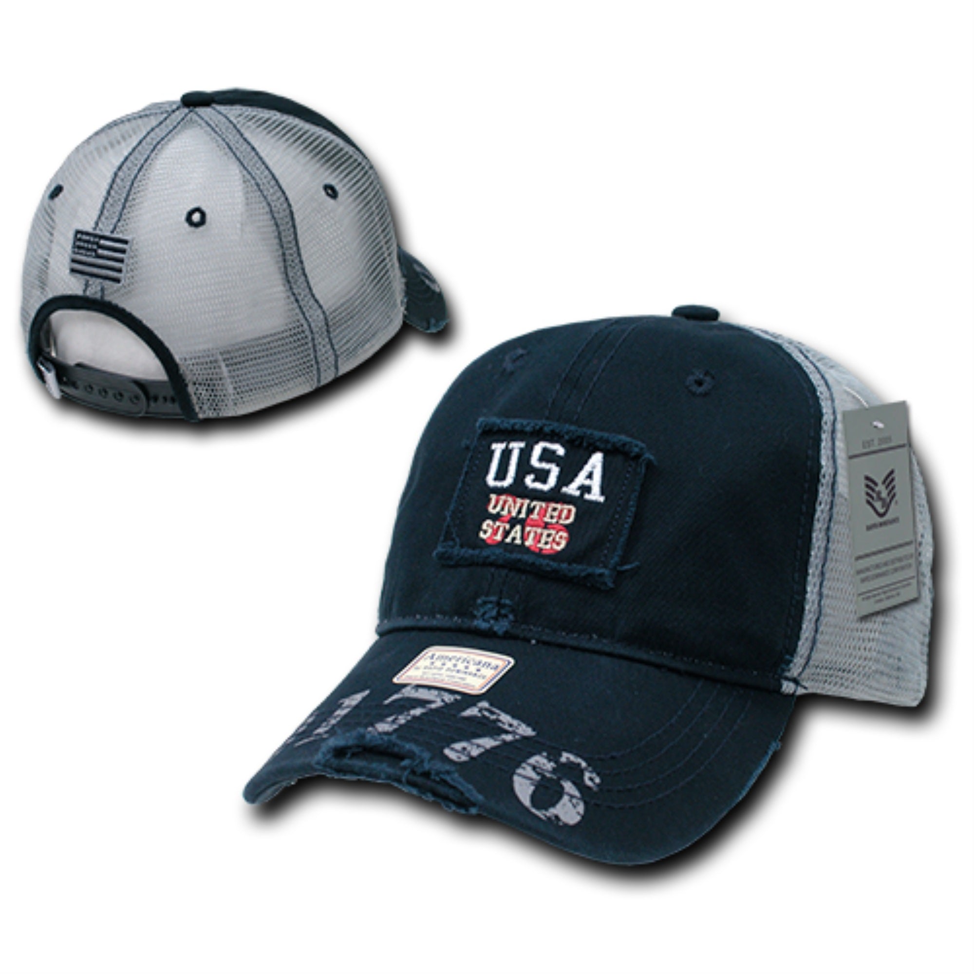 Great Lake, Usa Caps, Navy