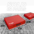 Yes4All 6 Inches Silencer Drop Padsweightlifting Drop Pads - Red