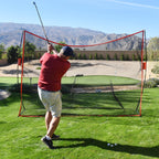 Gosports 10 Ft X 7 Ft Golf Practice Hitting Net - Personal Driving Range For Indoor Or Outdoor Practice