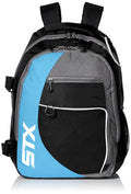 STX Lacrosse Sidewinder Lacrosse Backpack, Black/Columbia