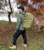 Mil-Tec Rucksack Waterproof Rainproof Cover Coyote Colour Backpack Cover 130 Liters Hiking Travel Camping