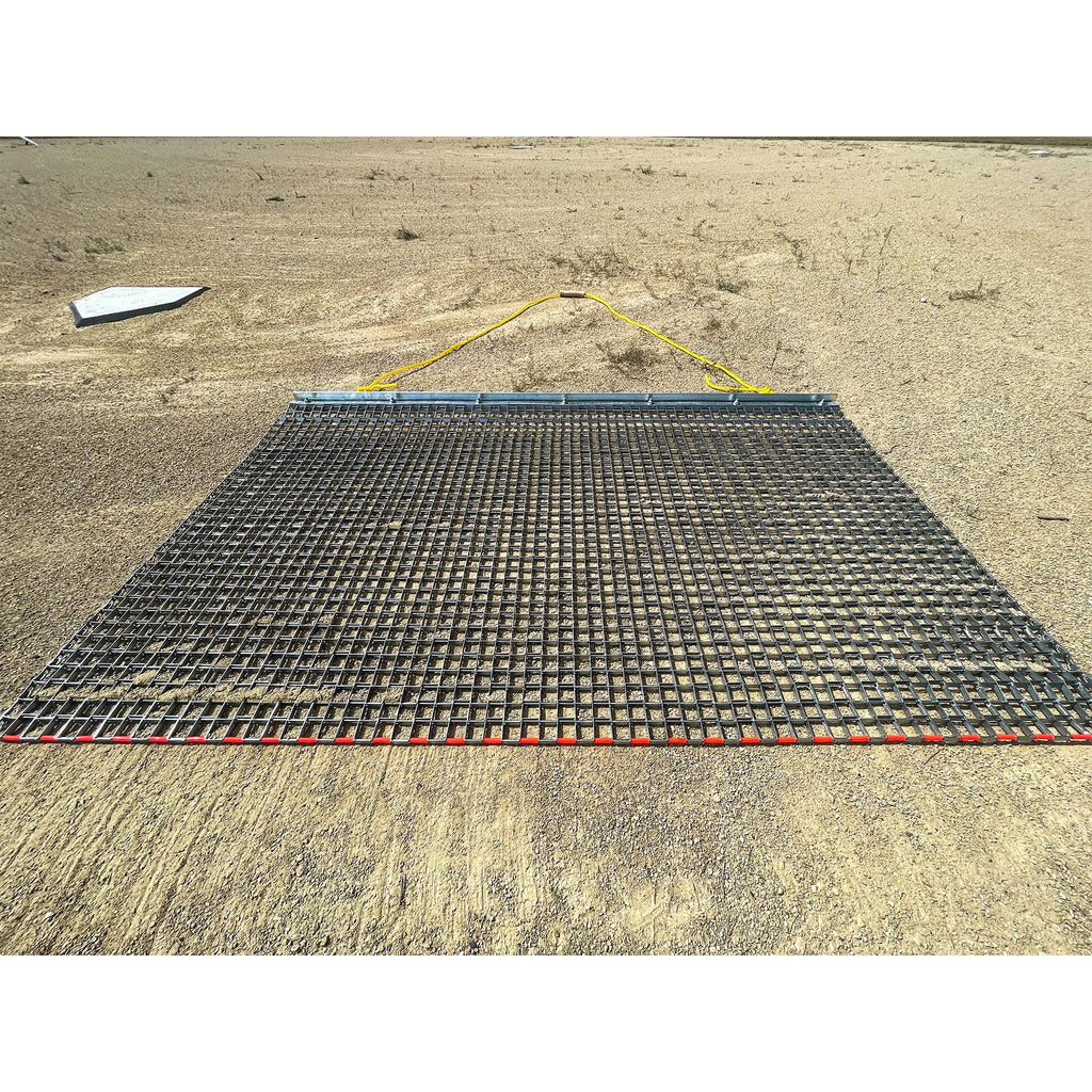 Yard Tuff 53Hpdm Atv/Utv 5 X 3 Feet Heavy Duty Durable Zinc And Steel Mesh Field Surface Leveling Drag Mat For Manual Or Vehicle