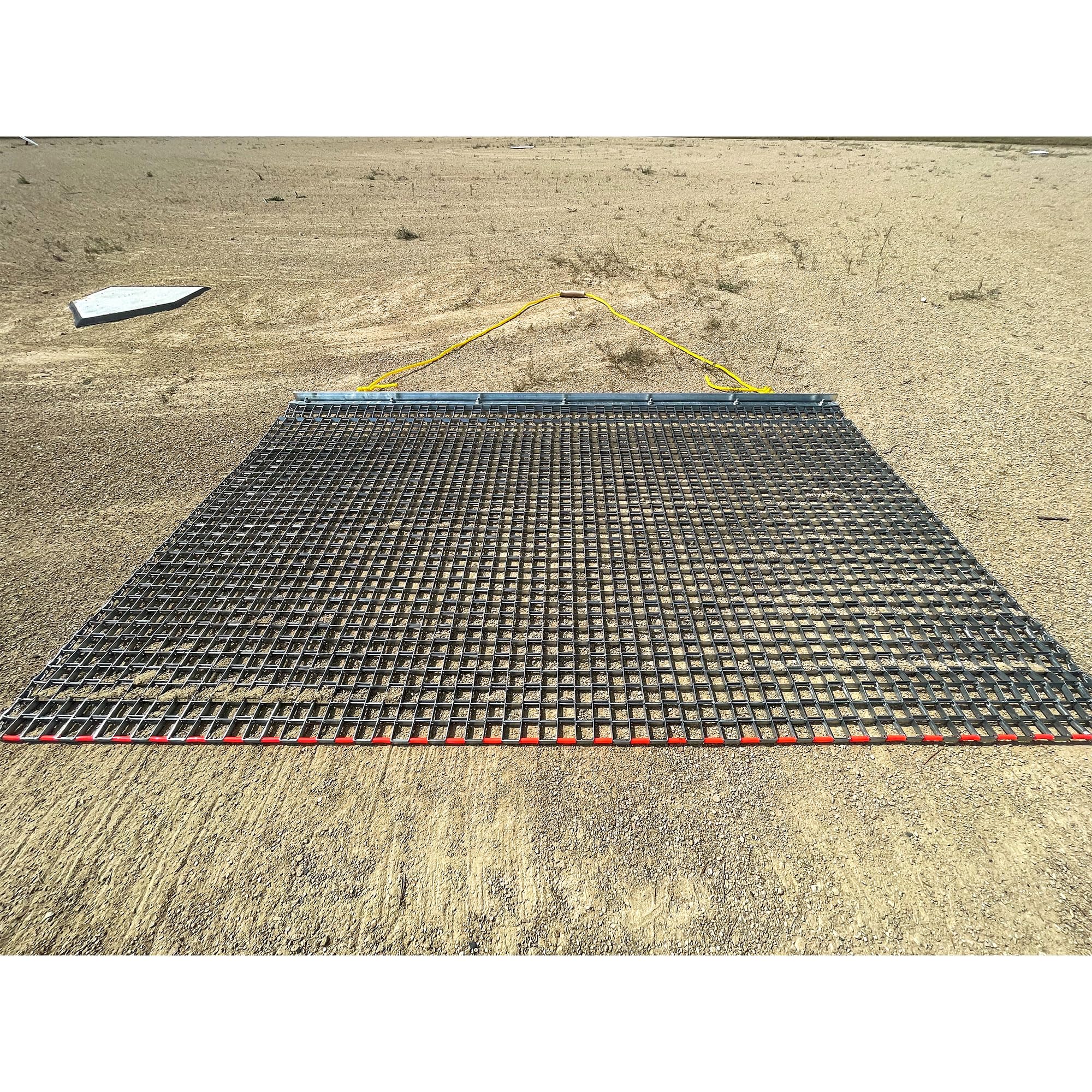 Yard Tuff 53Hpdm Atv/Utv 5 X 3 Feet Heavy Duty Durable Zinc And Steel Mesh Field Surface Leveling Drag Mat For Manual Or Vehicle