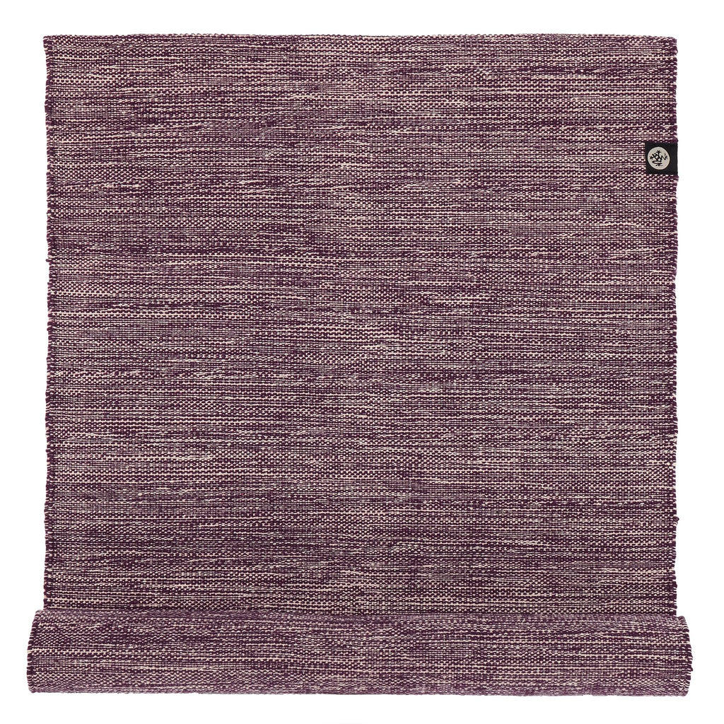 Manduka Shala Yoga Rug 71 - Outdoor Yoga & Meditation | Foldable & Machine Washable | Natural Cotton | Handmade | 71 x 26 inches