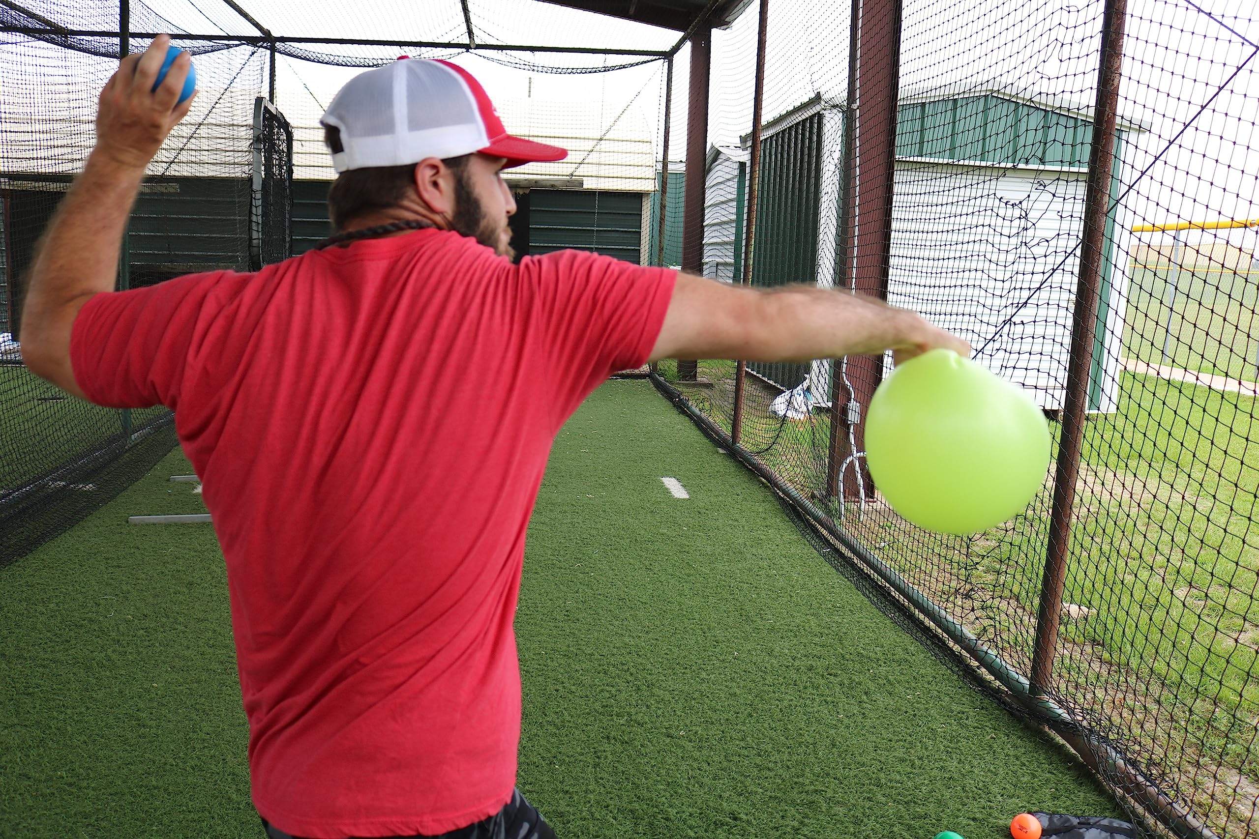Tap Connection Ball, 9In-12In, Improve Arm Action, Perfect For Pilates, Stay Connected While Hitting, Pitching, And Catching