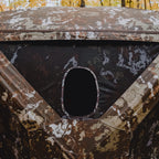 Barronett Blinds Pentagon Heavy-Duty, Portable Hunting Blind, 5-Sided Hub Blind, 600 Denier Fabric, Low Profile Windows, 4-Perso