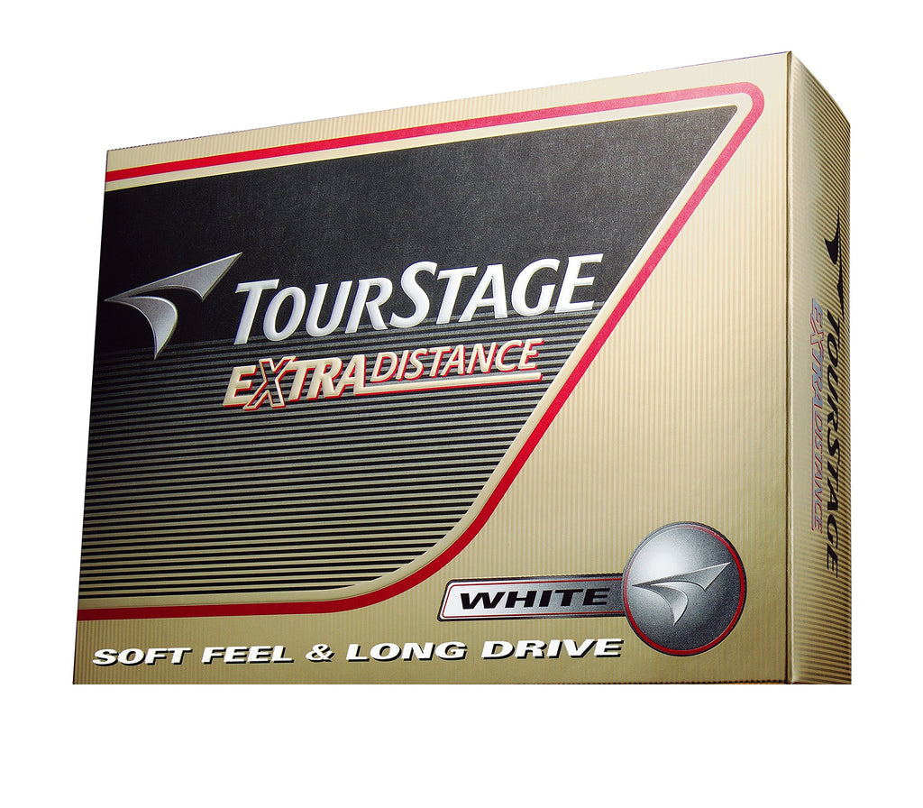 Bridgestone Golf Balls, Tourstage, Extra Distance, 1 Dozen (Pack Of 12), White Tewx