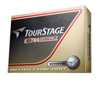 Bridgestone Golf Balls, Tourstage, Extra Distance, 1 Dozen (Pack Of 12), White Tewx