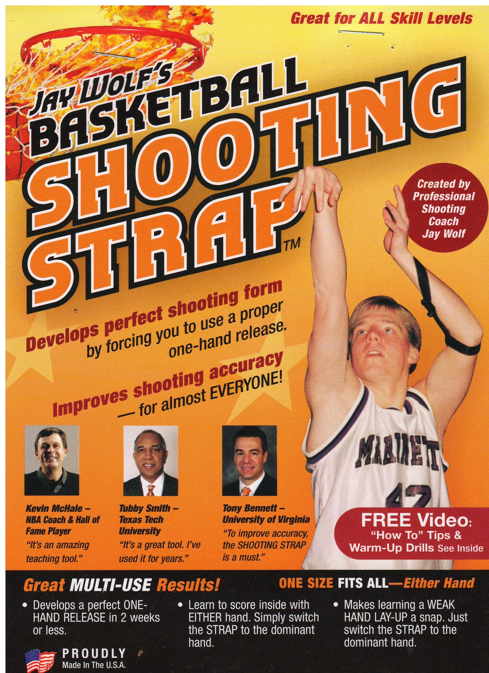 Jay Wolfs Basketball Shooting Strap Training Aid