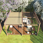 Colourtree Customized Size Fence Screen Privacy Screen Beige 8 X 150 - Commercial Grade 170 Gsm - Heavy Duty - 3 Years Warranty