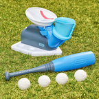 Little Tikes 2-In-1 Pop 'N Pitch Trainer, Outdoor Sports Experience For Boys And Girls Ages 3+