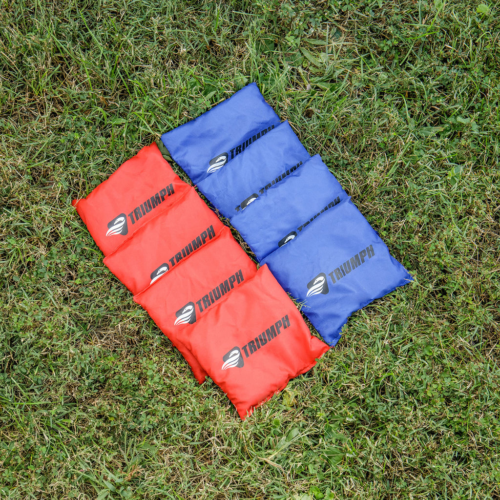 Triumph Sports Triumph Patriotic Classic 2X3 Cornhole Set - Includes 2 Patriotic Boards, 8 All-Weather Cornhole Bags