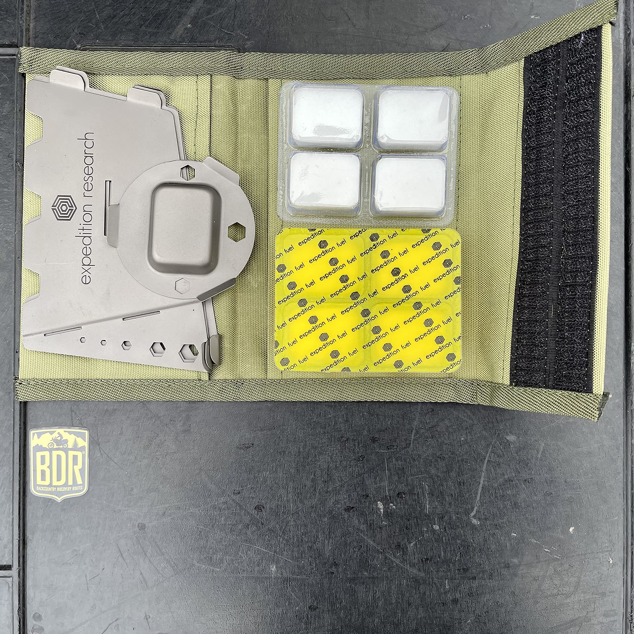 Titanium Solid Fuel Stove - Integrated Wind Shield
