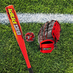 Youth T-Ball Set, 25    Signature Aluminum T-Ball Bat with -10 Drop, Foam Core T-Ball, 9    Lightweight Youth Glove, Vibrant Gra