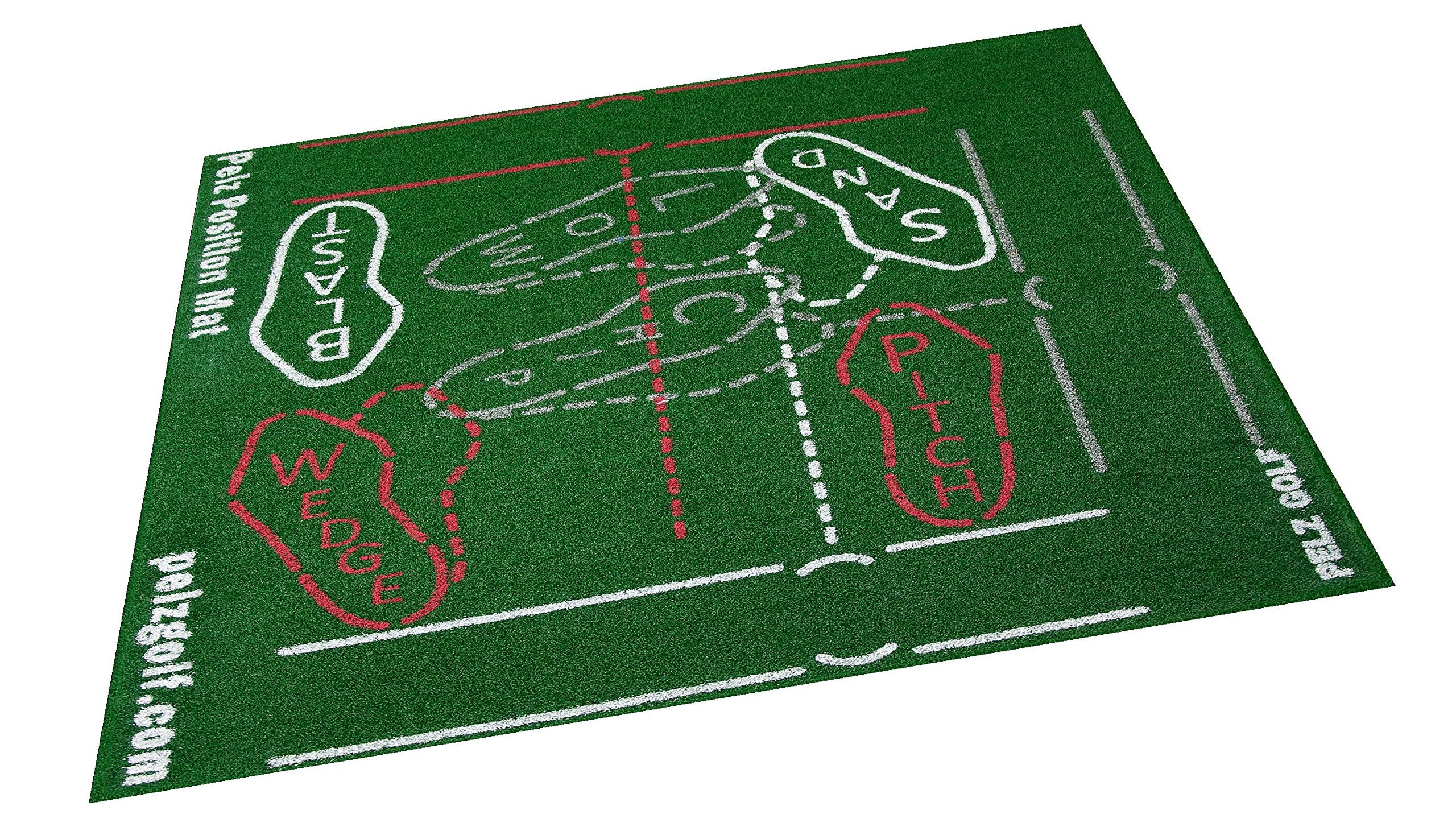 Pelz Golf Dp4002 Position Mat Green, Standard