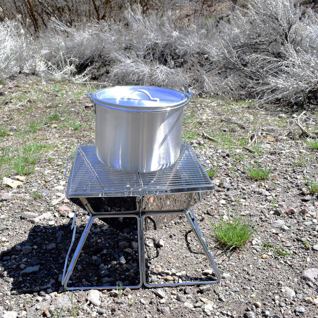 Acecamp Tribal Pot Aluminum Cooking Pot With Folding Handle (8 Liter)
