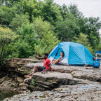 Columbia Tent - Dome Tent | Easy Setup 4 Person Camping Tent With Rainfly For Outdoors | Best Camp Tent For Hiking, Backpacking,