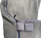 Snugpak Fleece Sleeping Bag Liner With Full Length Side Zipper, Polyester Fleece, Warm Thermal Insulation, Olive