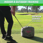 Gosports Fillable Golf Swing Bag, Impact Position Trainer - Master Proper Club And Hand Position At Impact, Great For All Skill