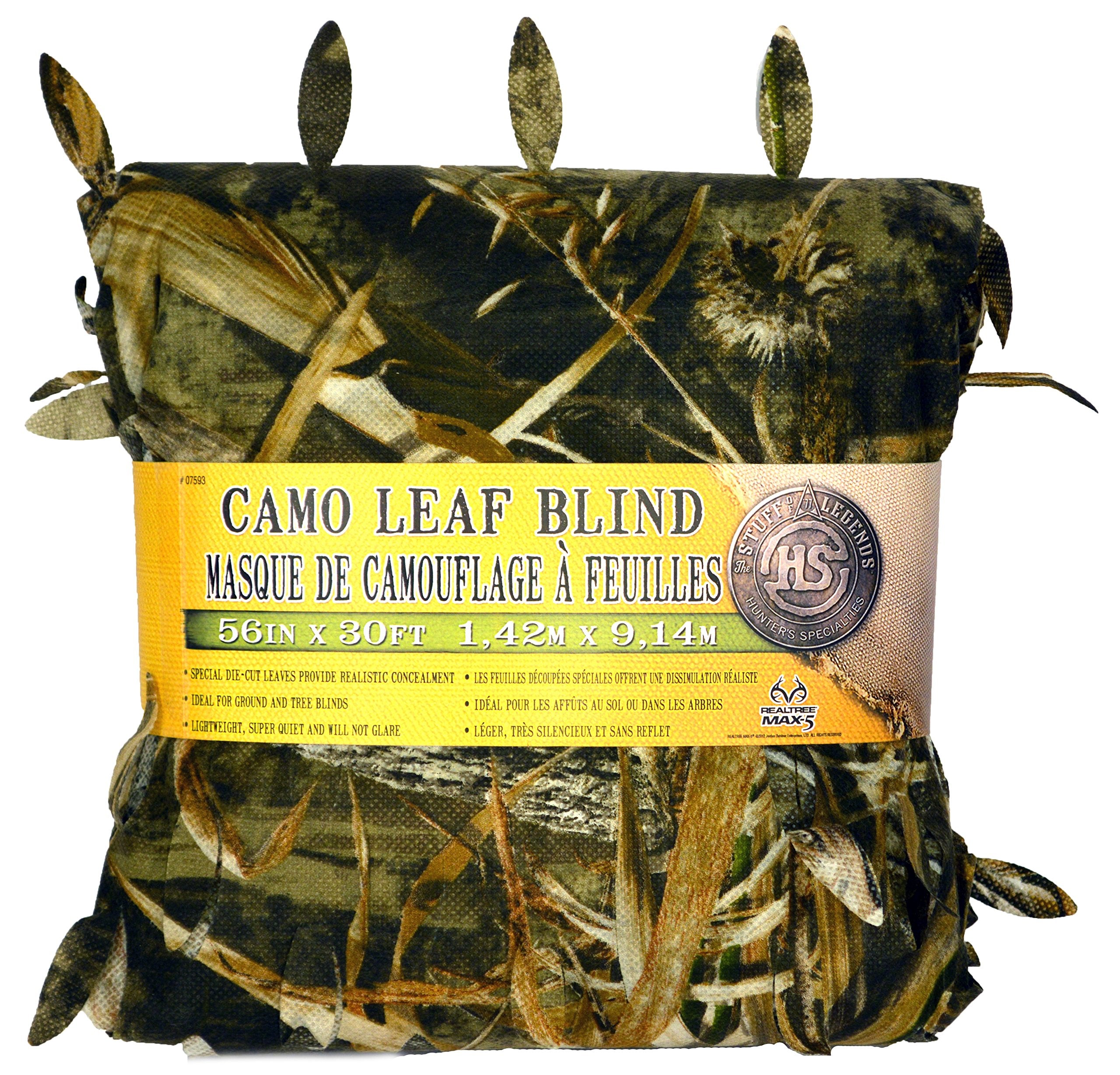 Hunters Specialties Camo Leaf Blind Material, Realtree Advantage Max-5, 56'' X 30