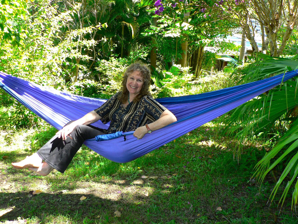 Hammock Bliss Double - Extra Long - Extra Wide - Extra Large - Two Person Double Wide Camping Hammock - Suspension System Includ