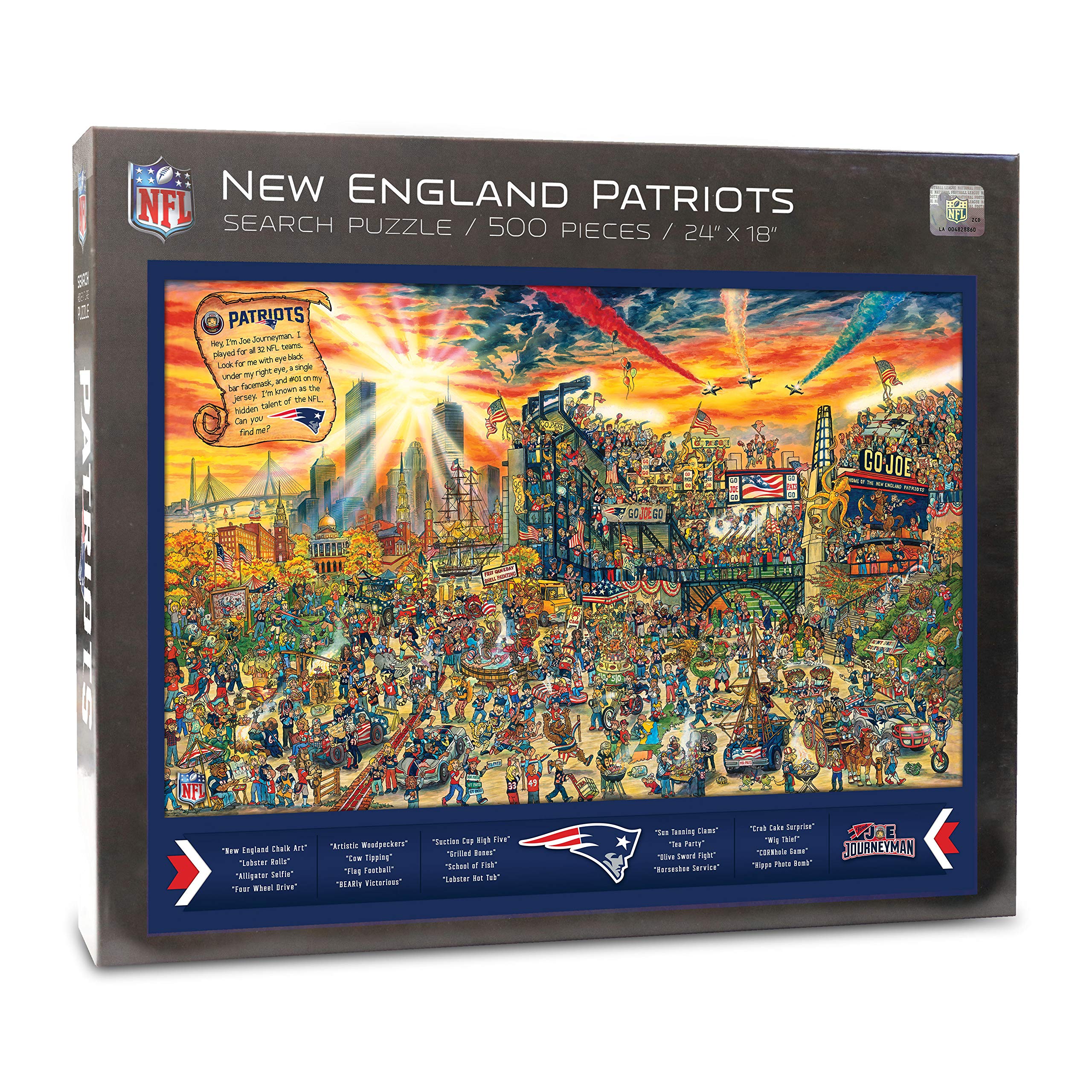 Youthefan Nfl Joe Journeyman 18 X 24 500-Piece Team Puzzle