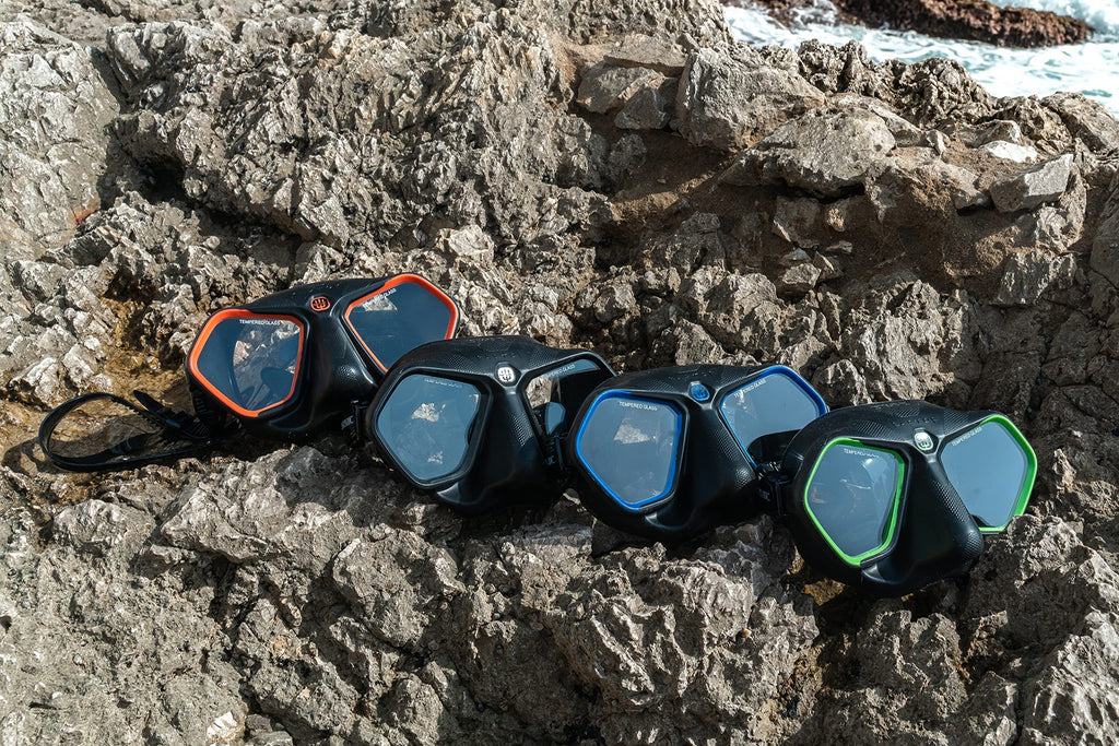 Seac Raptor, Low Volume Mask For Freediving And Spearfishing,Blue