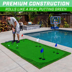 Gosports Golf Putting Green For Indoor & Outdoor Putting Practice - Choose 10Ft X 5Ft Or 12Ft X 5Ft