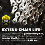 Silca Secret Hot Melt Bike Chain Wax  Wax Lubricant In Stovetop Boiler Bag  Ceramic Bike Chain Lube To Clean Bike Chain  Wax Bik