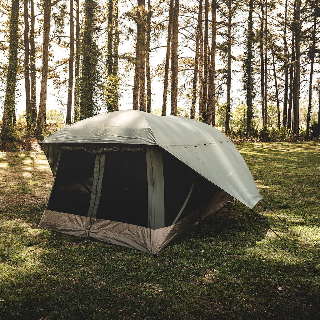 Gazelle Tents T4 Plus Hub Tent Overland Edition, Easy 90 Second Set-Up, Waterproof, UV Resistant, Footprint, All-Terrain Stakes,