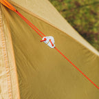 Gear Aid Reflective Guyline Kit With Line Tensioners For Tents And Tarps, 50 Ft, Orange
