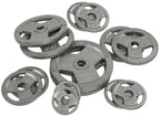 Fitvids Cast Iron Plate Weight Plate For Strength Training And Weightlifting, 2-Inch Center, 25Lb (Set Of 2)