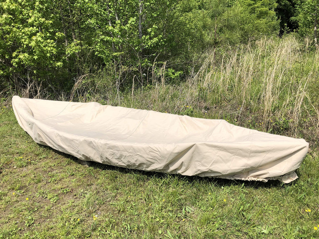 13 14 Canoe/Kayak Cover By Cypress Rowe Outfitters / 16 Oz Canvas For Indoor Or Outdoor Storage, Complete Protection