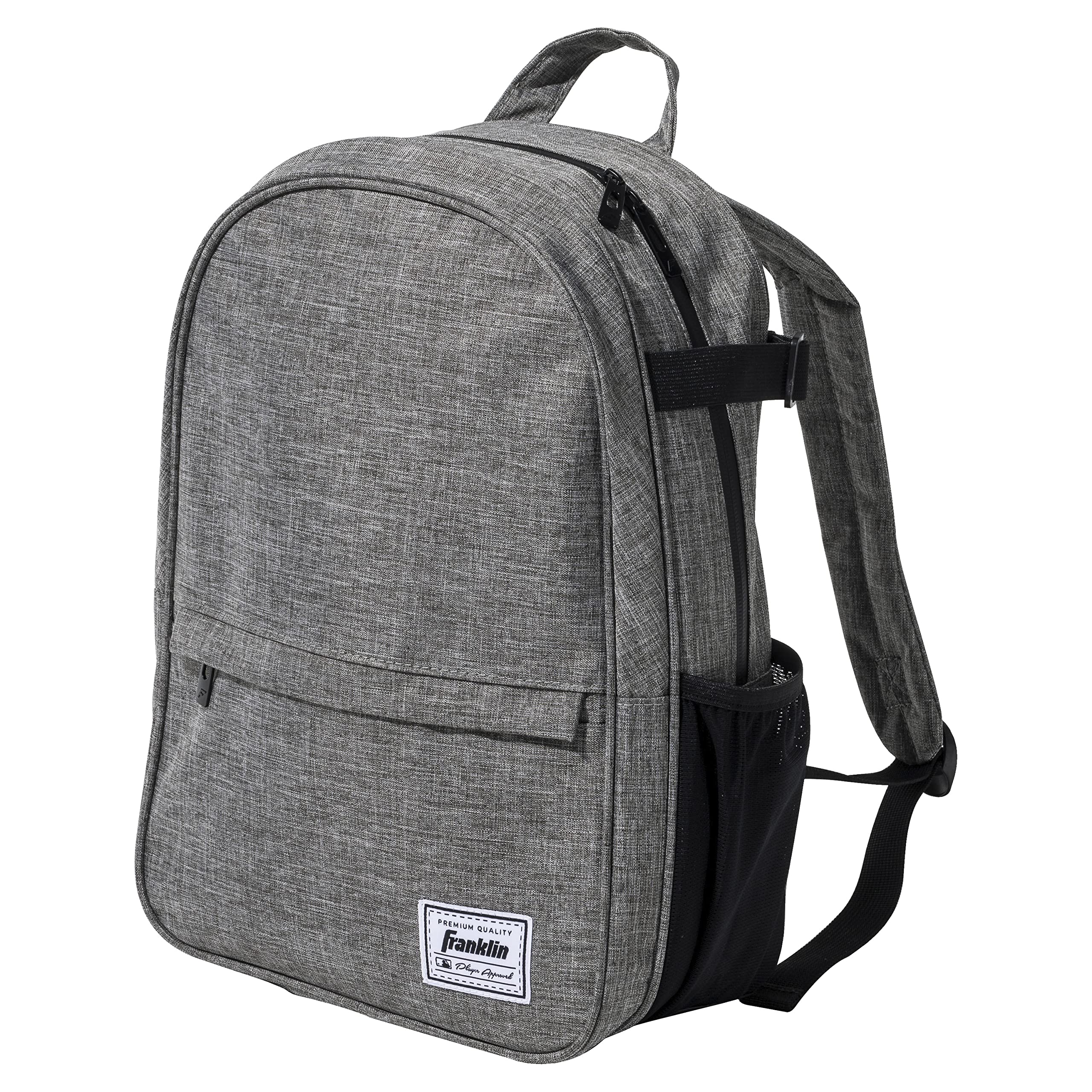 Franklin Sports MLB Traveler Jr. Backpack - Heathered Grey