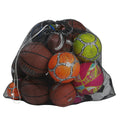 Handy Laundry Mesh Equipment Bag, Black - 32 x 36 - Adjustable, sliding drawstring cord closure. Perfect bag for parent or coach