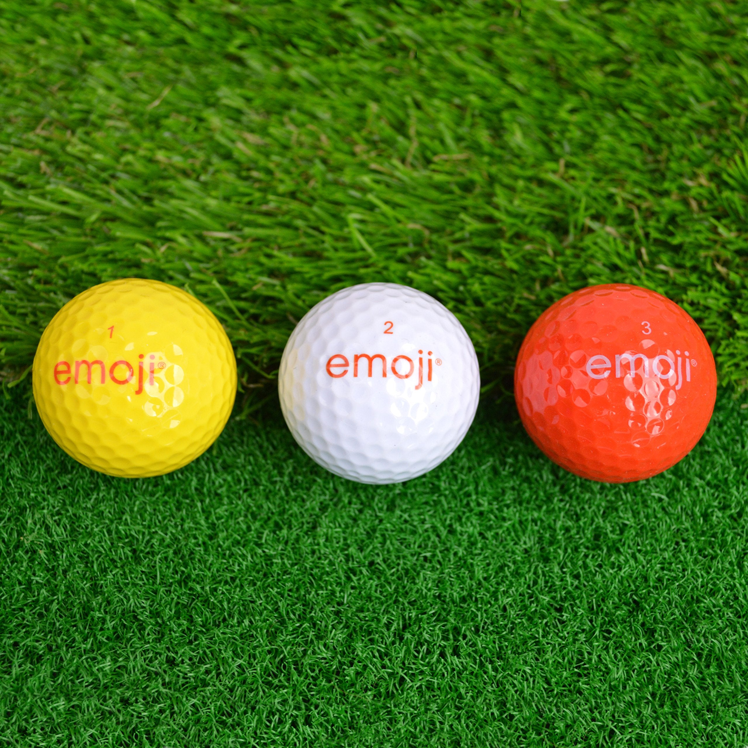 Emoji Official Novelty Fun Golf Balls - 6 Pack