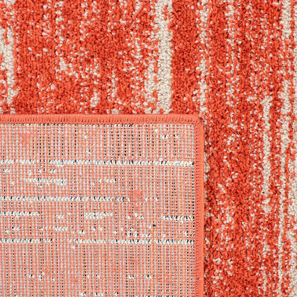 Safavieh Adirondack Collection 9 X 12 Orange  Grey Adr113P Modern Ombre Non-Shedding Living Room Bedroom Dining Home Office Area