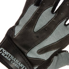 Contraband Black Label 5150 Mens Pro Leather Fingerless Weight Lifting Gloves - Durable Light - Medium Padded Split Leather Gym