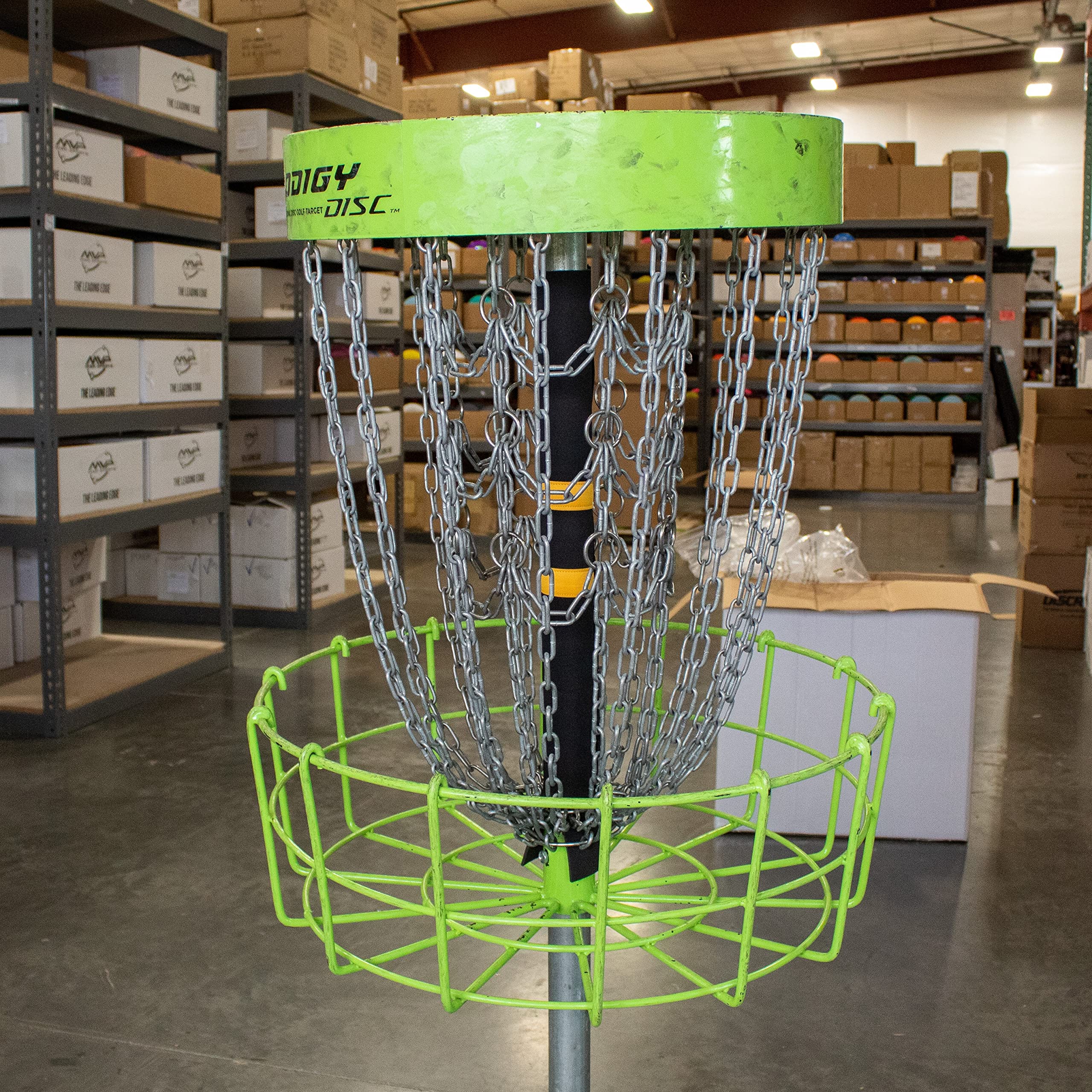 Chain Suppressor  Make Your Disc Golf Portable Basket Quieter  Basket Silencer  Targeting Stripes For Putting Practice