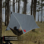 Rain Fly12X10 Lightweight Survival Camping Tarp; 100% Waterproof; Makes A Great Backpacking Tarp Or Hammock Shelter; Comes In Mu