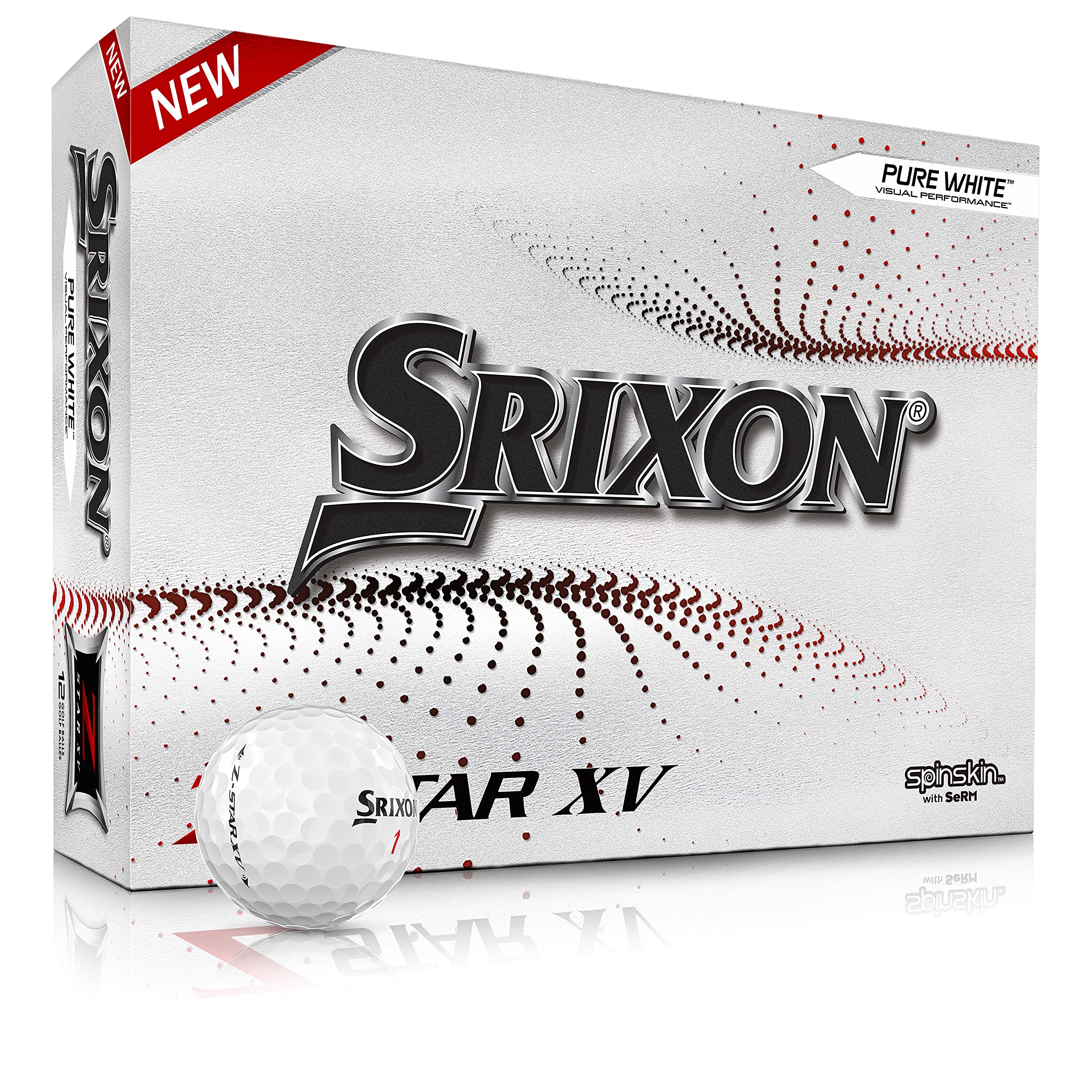 Srixon 2021 Z-Star Xv Golf Ball-White-Dozen