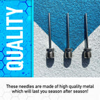 Franklin Sports 3 Pack Of Inflation Needles Silver