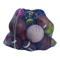 Handy Laundry Mesh Equipment Bag, Royal Blue - 32 x 36 - Adjustable, sliding drawstring cord closure. Perfect mesh bag for paren