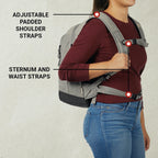 Coleman Backroads 30-Can Soft Cooler Backpack, Leak-Proof Portable Insulated Backpack Cooler, Keeps Contents Cold up to 24Hrs, B